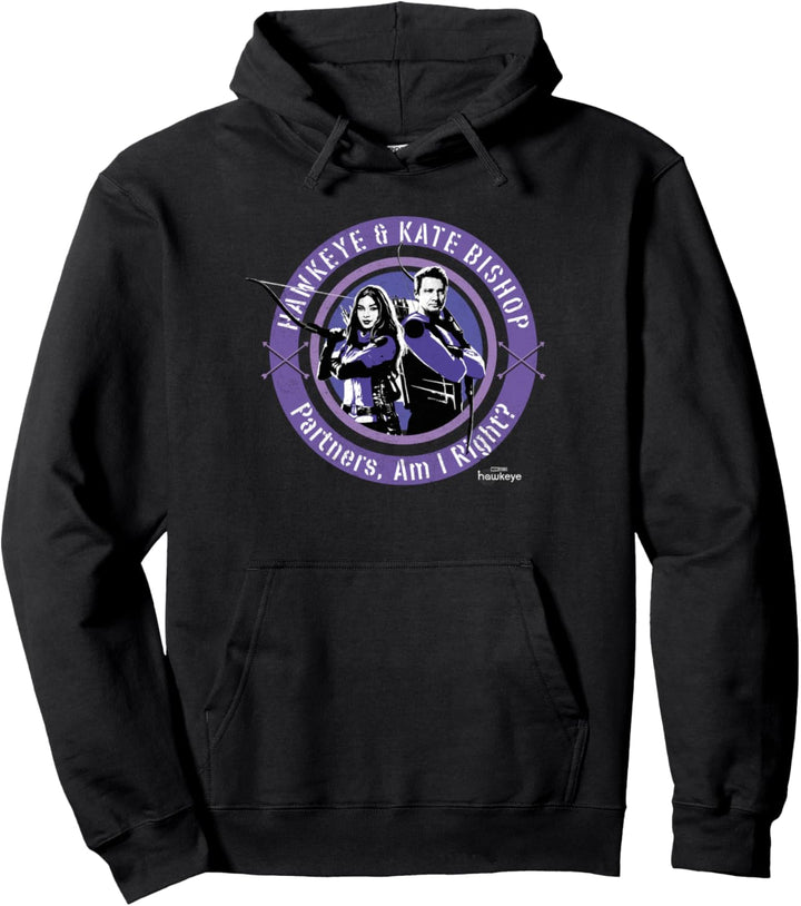 Marvel Hawkeye & Kate Bishop Partners Pullover Hoodie