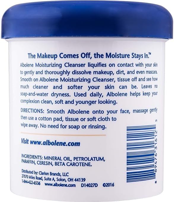 Albolene Cleansing Concentrate Albolene Moisturizing Cleanser, Unscented - 12 Oz