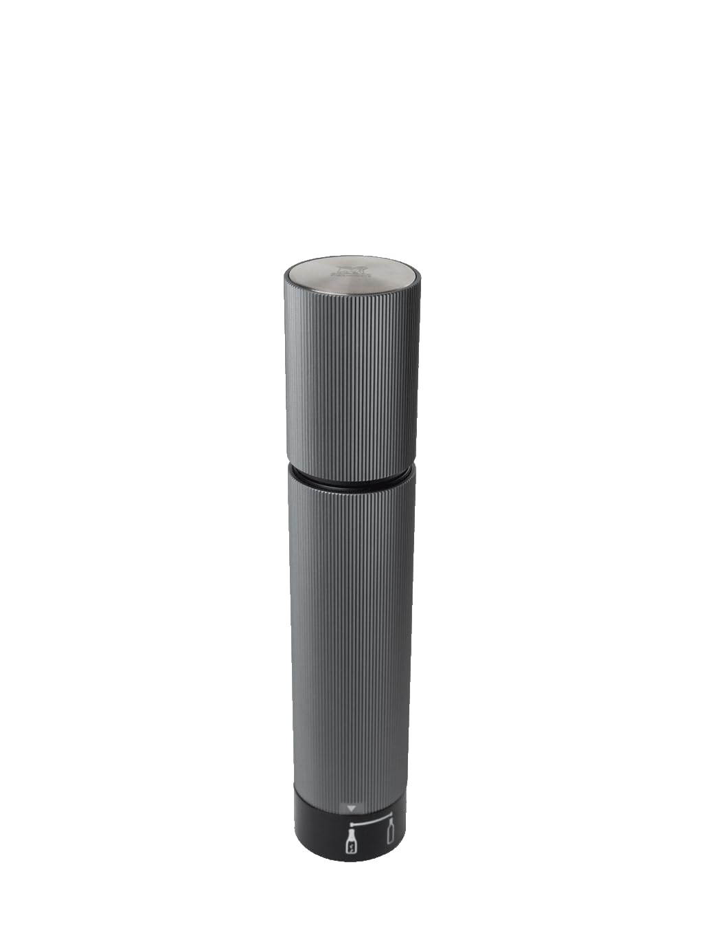 2in1 Vakuumpumpe für Wein & Champagner, 20 cm, Aluminium Karbonfarben Manuelle, Karbonfarben Manuell