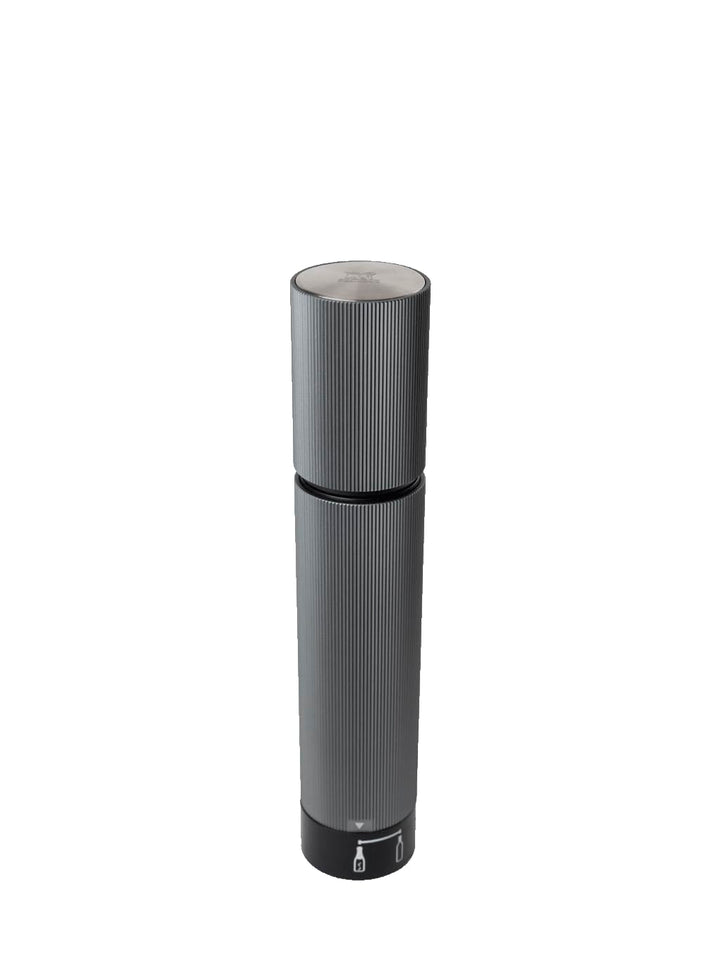 2in1 Vakuumpumpe für Wein & Champagner, 20 cm, Aluminium Karbonfarben Manuelle, Karbonfarben Manuell