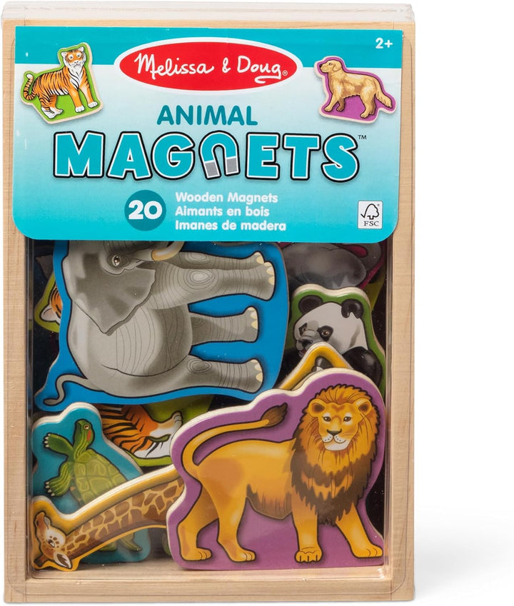 Melissa & Doug Magnetspiel für Kinder ab 2 Jahren, mit magnetischen Tierfiguren, 20 Tiere