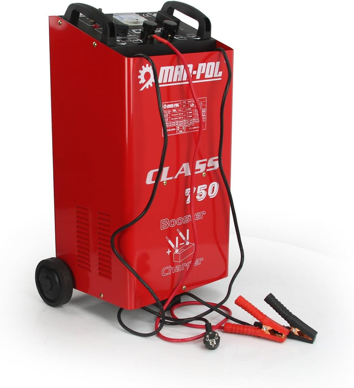 Auto-Ladegerät mit Startfunktion | 60-900 Ah | 12-24V | Startstrom 400A/12V, 700A/24V | mit Rädern