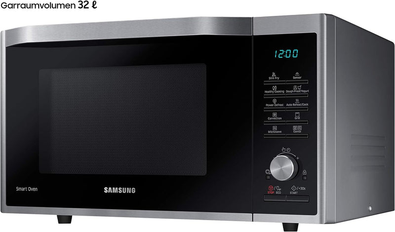 Samsung MC32J7055CT/EG Kombi-Mikrowelle mit Grill und Heissluft, 900 W, 32 ℓ Garraum (Extra Gross),