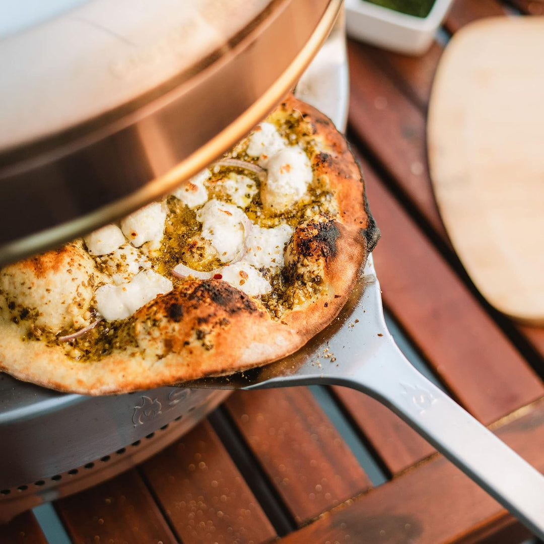 Solo Stove Pizzawender aus Edelstahl | Edelstahl-Pizzaschieber, Pizzaheber mit langem Griff, Zubehör