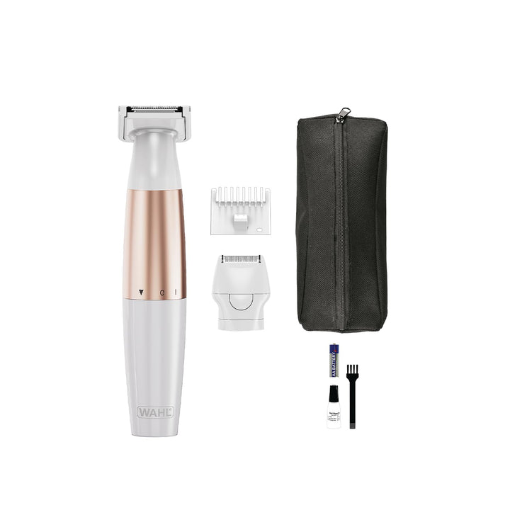 WAHL Trim & Shave, Damen-Trimmer, Damen-Rasierer, Haarentfernung, Bikinizone und Achselhöhlen, sanft