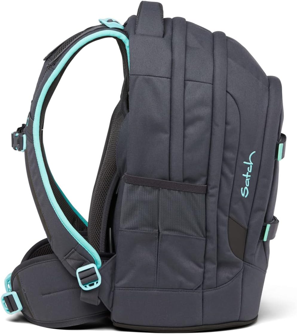 Satch Pack Pencil Slider Light Edition Schulrucksack Set 3tlg. mit Sportbeutel (Mint Phantom), Mint
