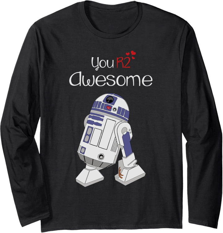 Star Wars R2-D2 Your'e Awesome Langarmshirt