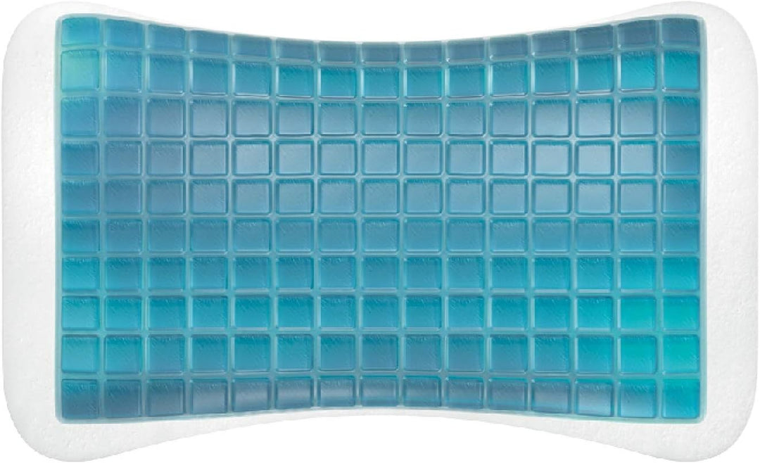Technogel Nackenstützkissen Pixel Anatomic Curve (66 cm x 40 cm, 9), TG-PIL-EC09, Weiss, 66x40x9