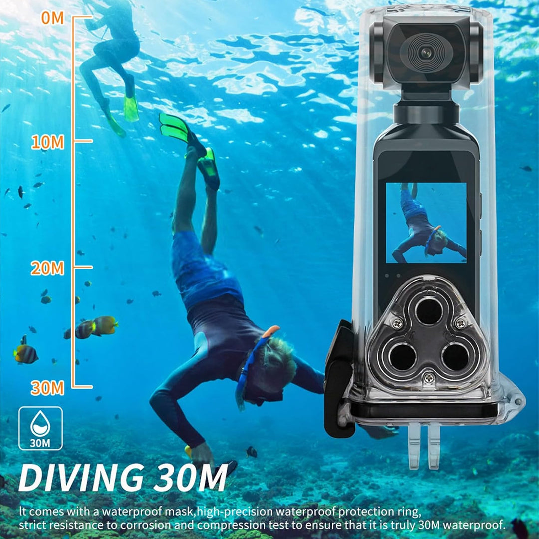 Ejoyous 4K Action Kamera, Bodycam Körperkamera Videocamcorder mit 270° drehbarem, verwacklungsfreiem