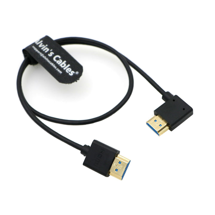 Alvin's Cables Ultra HD 8K HDMI 2.1 HDMI-Kabel Gerade zu Rechtwinklig Hohe Geschwindigkeit für Atomo