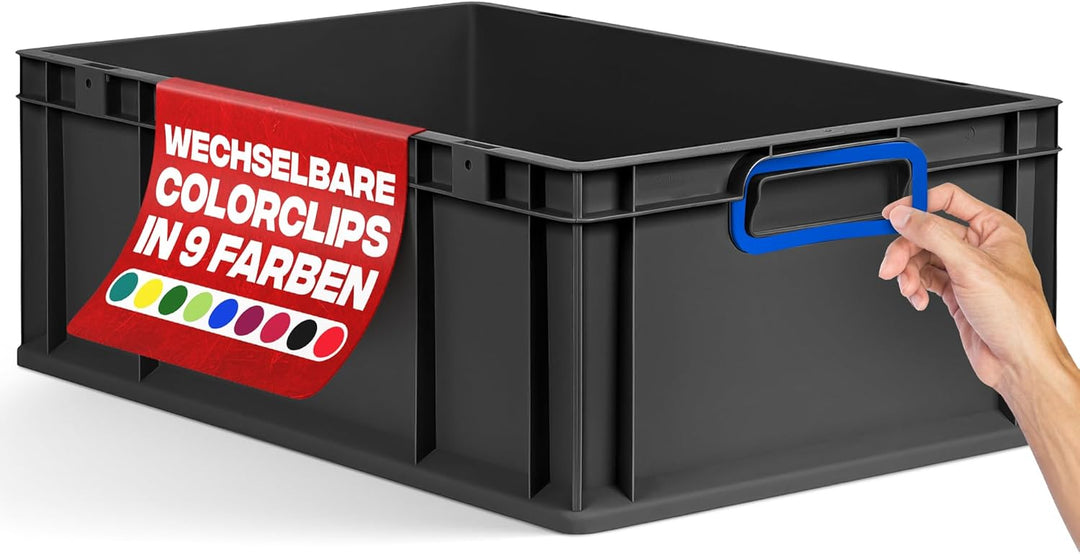 aidB Eurobox NextGen 2.0 Cycle - 600x400x220mm – 44L Aufbewahrungsbox aus recyceltem Material - Stap