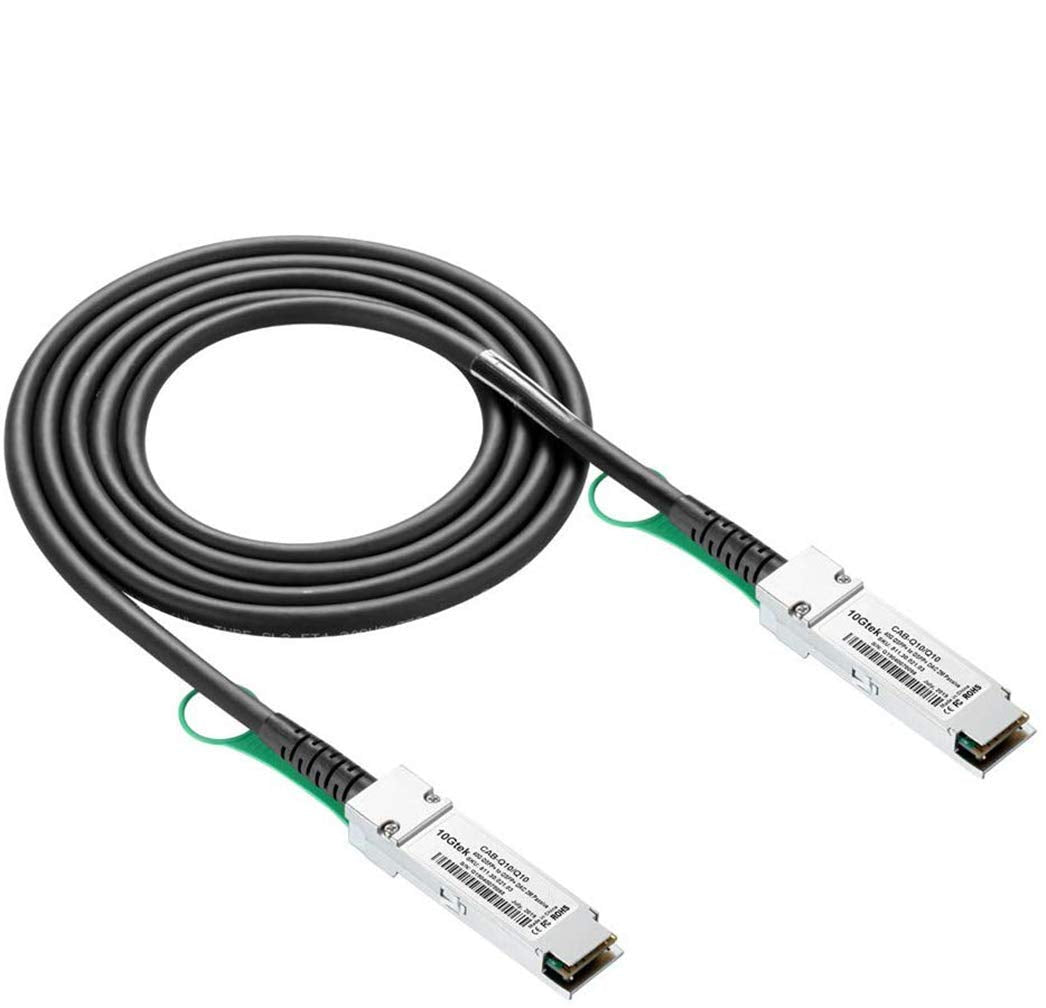 40G QSFP+ DAC Cable, 40GBASE-CR4 Passive Direct Attach Copper Twinax QSFP Cable for Mellanox MC22061