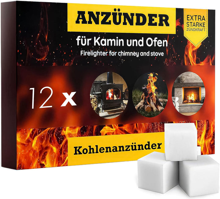 Blumixx Anzündwürfel – Grillanzünder, Kaminanzünder und Kohleanzünder – Perfektes Grill Zubehör für