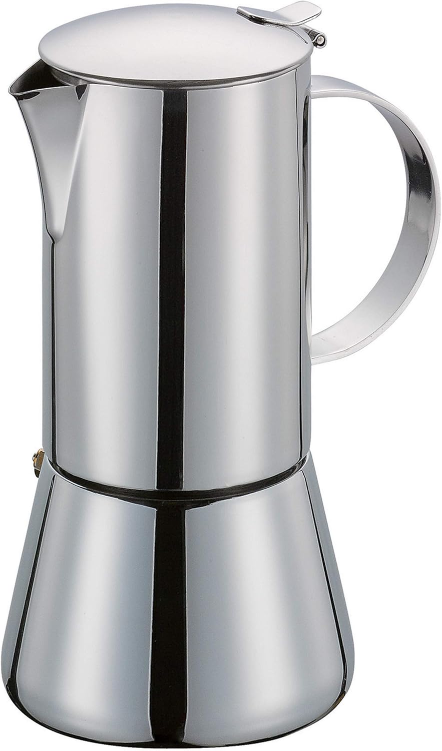 Cilio Espressokocher Aida, 2 Tassen, Edelstahl, Induktion geeignet, Edelstahl Poliert Edelstahl Poli