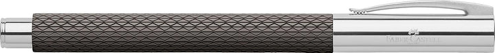 Faber-Castell 147052 - Füller Ambition OpArt Black Sand, Federbreite EF, inkl. Geschenkverpackung Bl