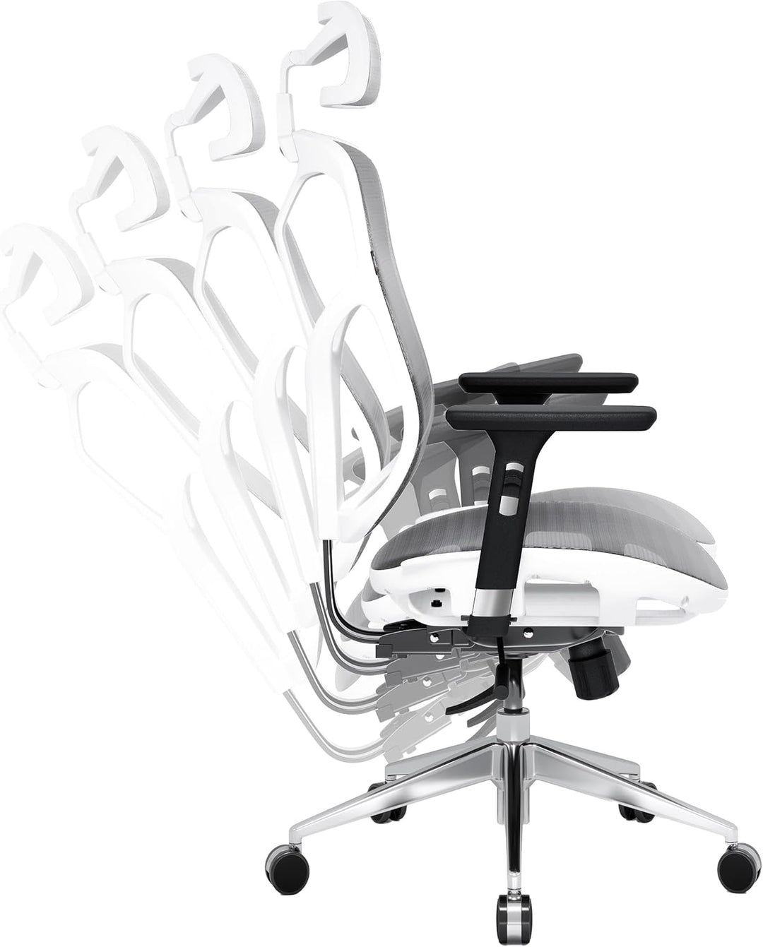 Diablo V-Basic Ergonomischer Stuhl Bürostuhl Schreibtischstuhl Chefsessel 3D Armlehnen Verstellbare