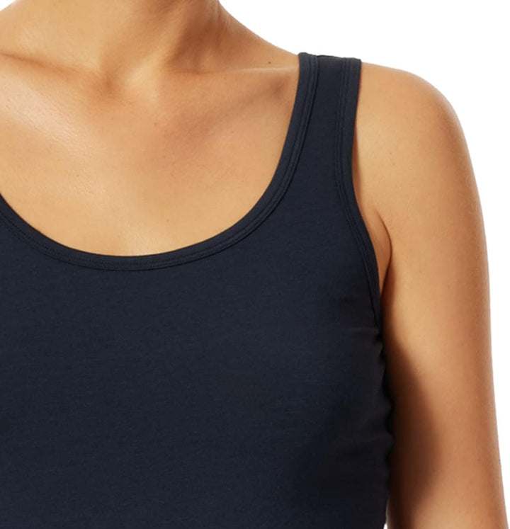 Uncover by Schiesser - Damen - Trägertop - 2er Pack S 2x Dunkelblau, S 2x Dunkelblau