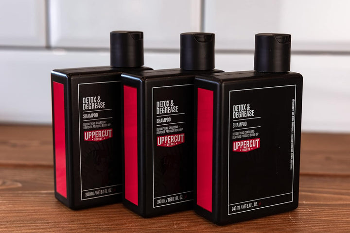 Uppercut Deluxe Detox and Degrease Shampoo for Men, Entgiftendes, Entfettendes und Tiefenreinigendes