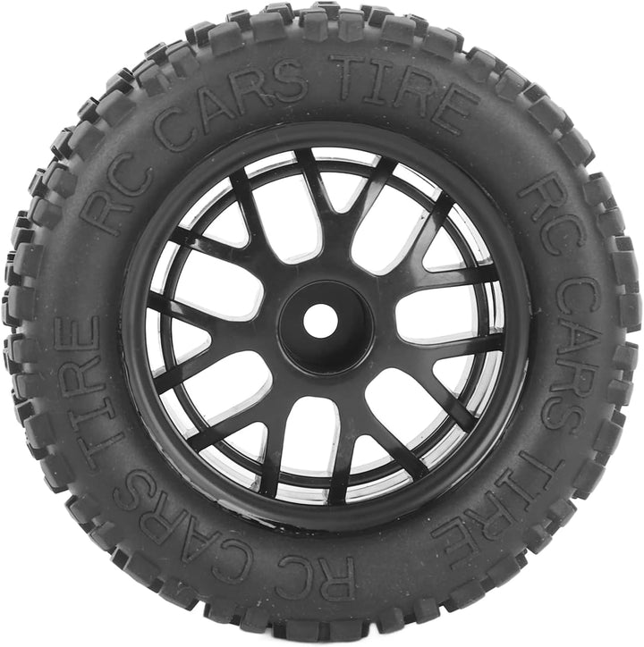 SUNGOOYUE RC Gummireifen, 4 Stück Universal Truck Wheel RC Ersatzteil für 1:14 1:16 1:18 Automodell