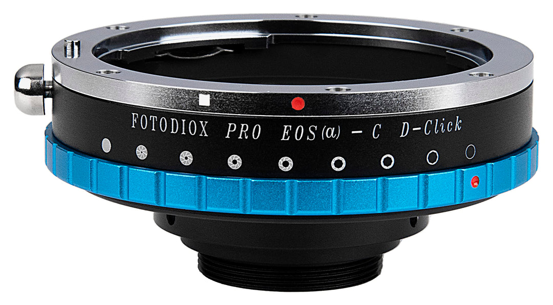 Fotodiox Pro IRIS Lens Mount Adapter Compatible with Canon EOS EF Lenses to C-Mount Cameras