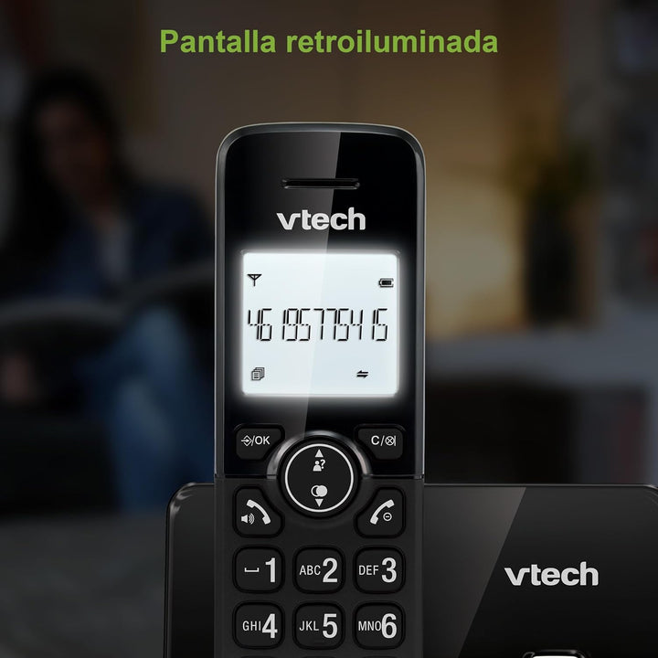 VTech CS2001 Home Duo Schnurloses Telefon, Festnetztelefon DECT Einfach zu bedienen Extra Laut Hören