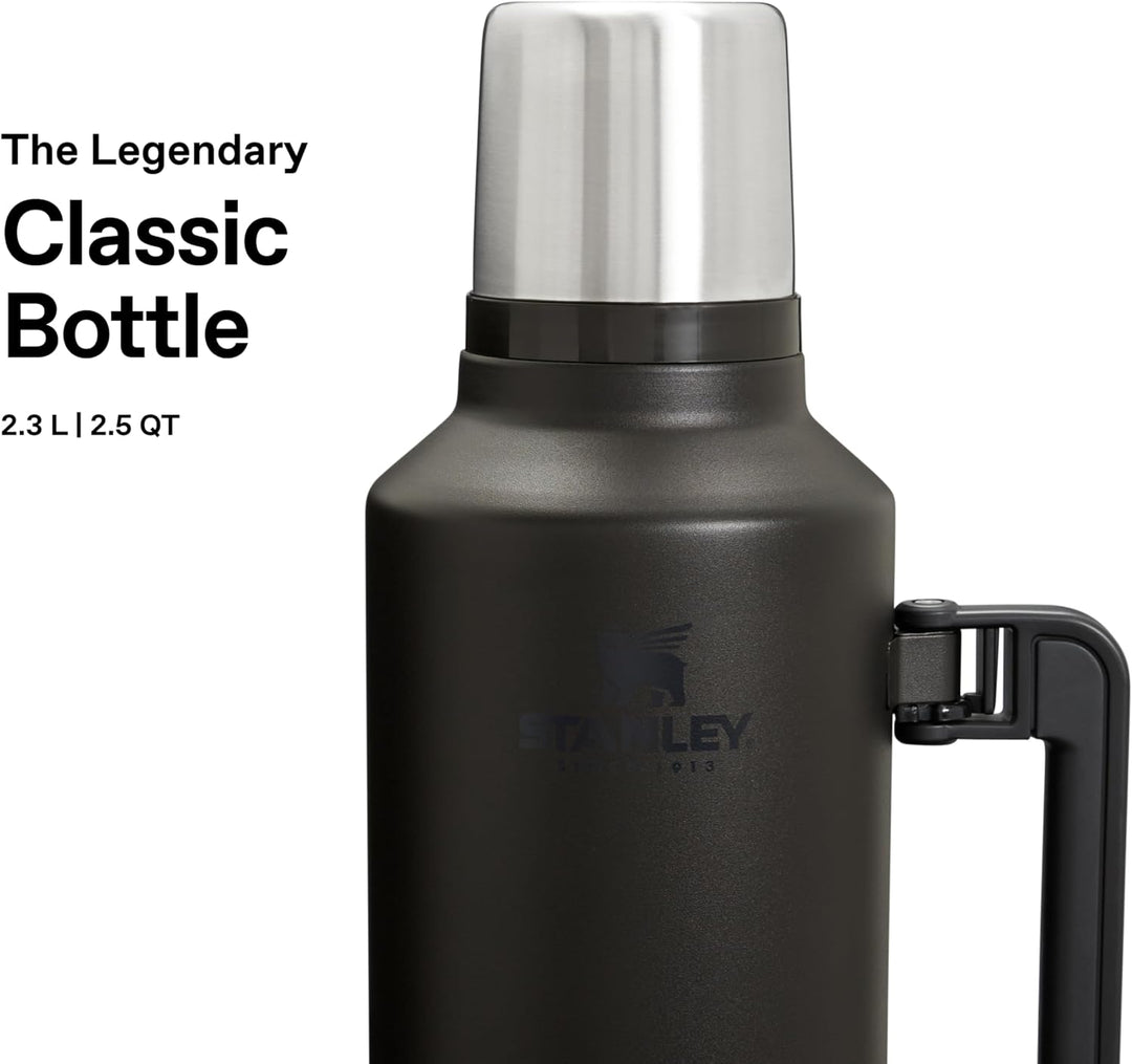 Stanley 1913 Classic Legendary Thermosflasche 2.3L - Black | Hält 48 Std. heiss oder kalt - Auslaufs