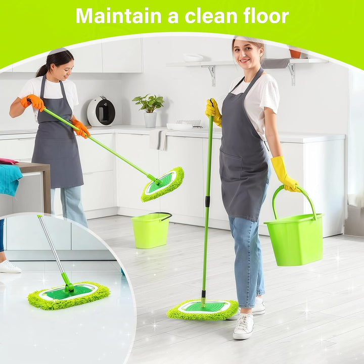 6 Stück für Swiffer Feuchte Bodentücher, Waschbar für Swiffer Bodentücher, Wiederverwendbar Trockene