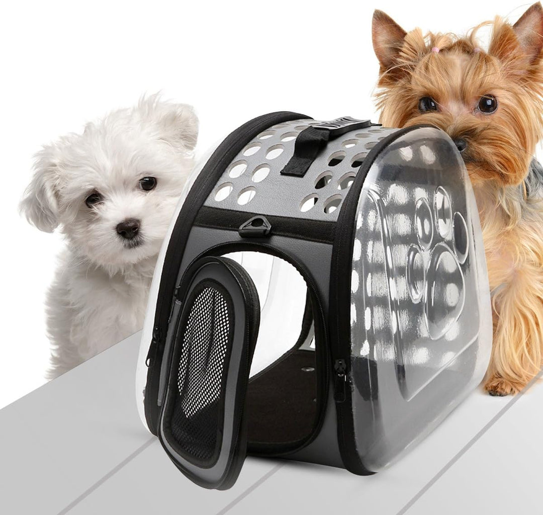 PETCUTE Katzentasche Transporttasche Hunde Tragetaschen Hundetasche Katzentragetasche L Rosa, L Rosa