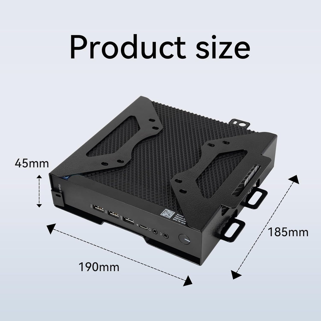 Shinar Metall halter Kompatibel mit Dell Mini-PC-Halterung Montagebügel Form Factor Gehäuse, VESA-Ha
