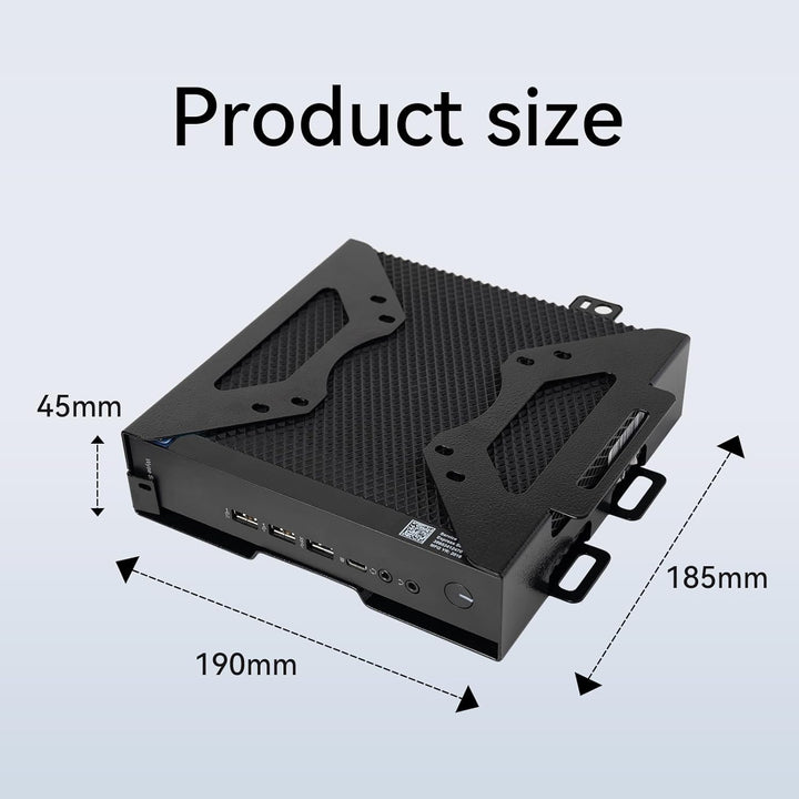 Shinar Metall halter Kompatibel mit Dell Mini-PC-Halterung Montagebügel Form Factor Gehäuse, VESA-Ha
