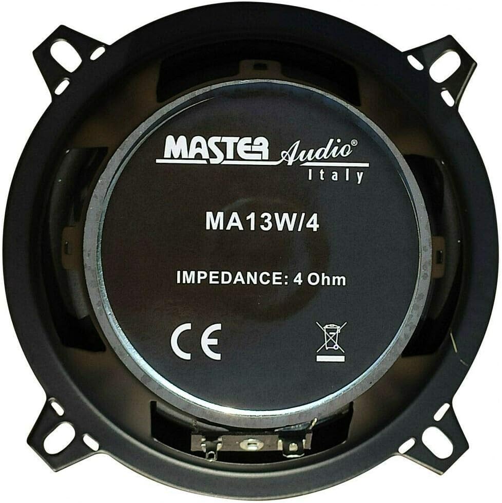 MASTER AUDIO 1 MA13W/4 MA 13W/4 professionele woofer 13,00 cm 130 mm 5" 80 watt rms 160 watt max 4 o