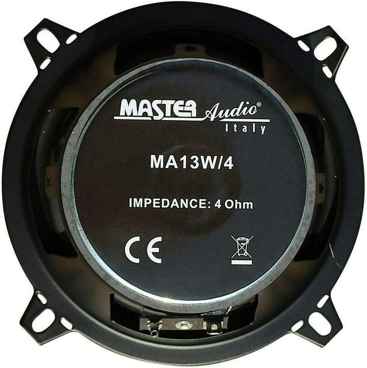 MASTER AUDIO 1 MA13W/4 MA 13W/4 professionele woofer 13,00 cm 130 mm 5" 80 watt rms 160 watt max 4 o