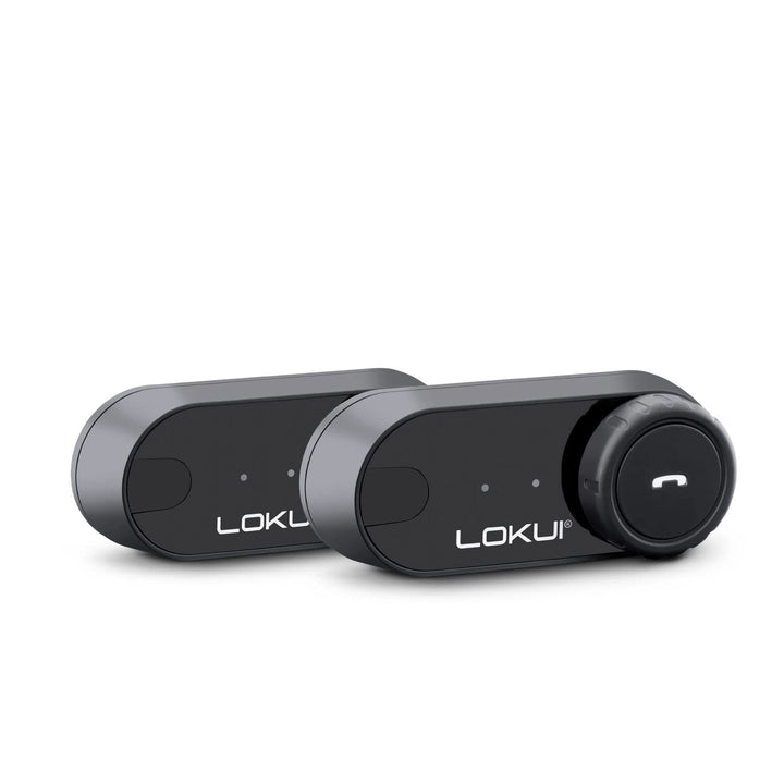 LOKUI K30 Intercom Gegensprechanlage, Doppelset für Motorradhelme, 800m Reichweite, Radio, Farbe: sc