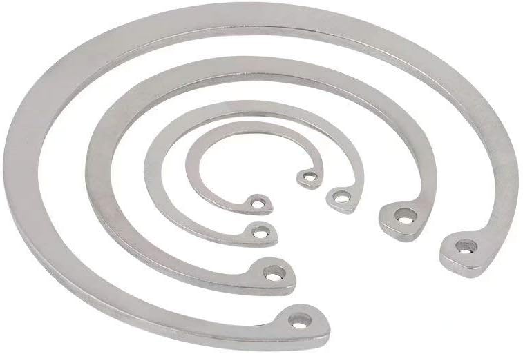 Sicherungsringe E-Clips Sicherungs Sprengring, Edelstahl Intern Sicherungsring Sprengringe, 13mm,100