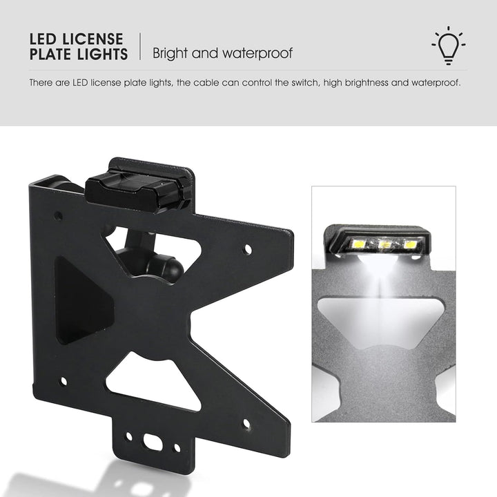 MOLONG Motorrad seitlicher Kennzeichenhalter für R NINET 2014-2022 R NINET Scrambler 2014-2022