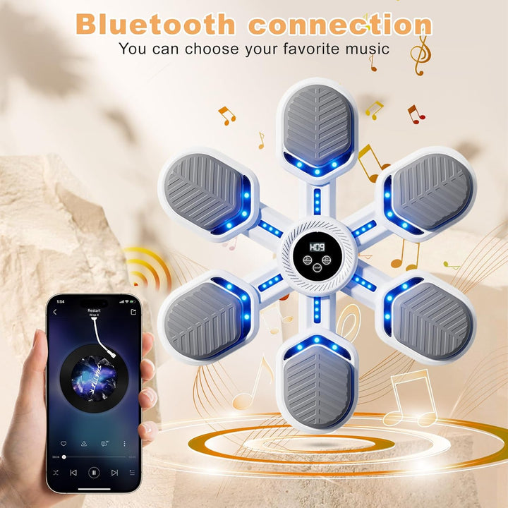 Musik Boxing Maschine - Bluetooth Elektronische Wandmontage Boxtrainingsausrüstung, 9 Modi Boxmaschi
