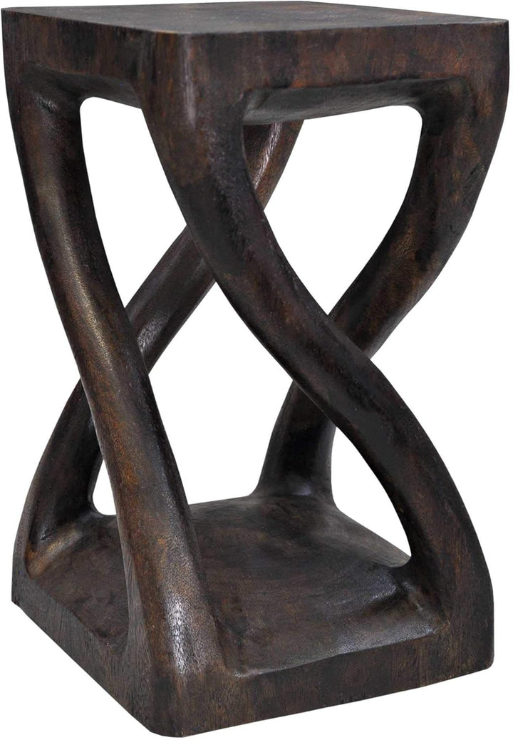 Beistelltisch Blumenständer Säule Hocker Nachttisch Blumensäule Dekoelement Akazienholz gewachst aus