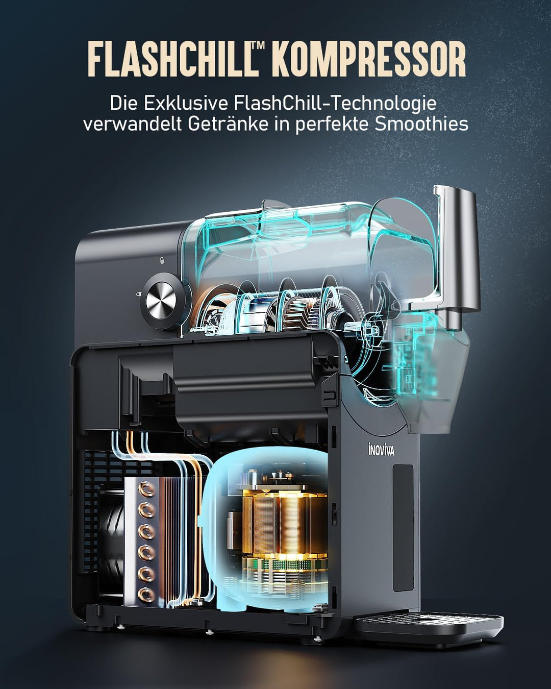 Slush Maschine 2.6L, kein Eis erforderlich, Slushie für Zuhause mit Selbstreinigung, 5 voreingestell