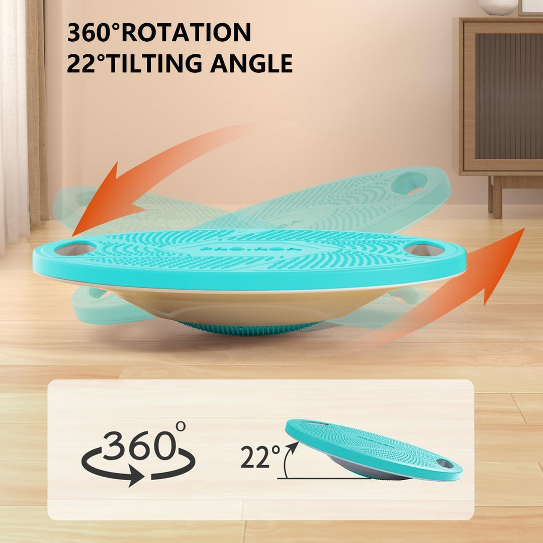 PROIRON Balance Board, Balancebrett mit rutschfestem Standfuss, Wackelbrett Für Rehabilitation & Fit
