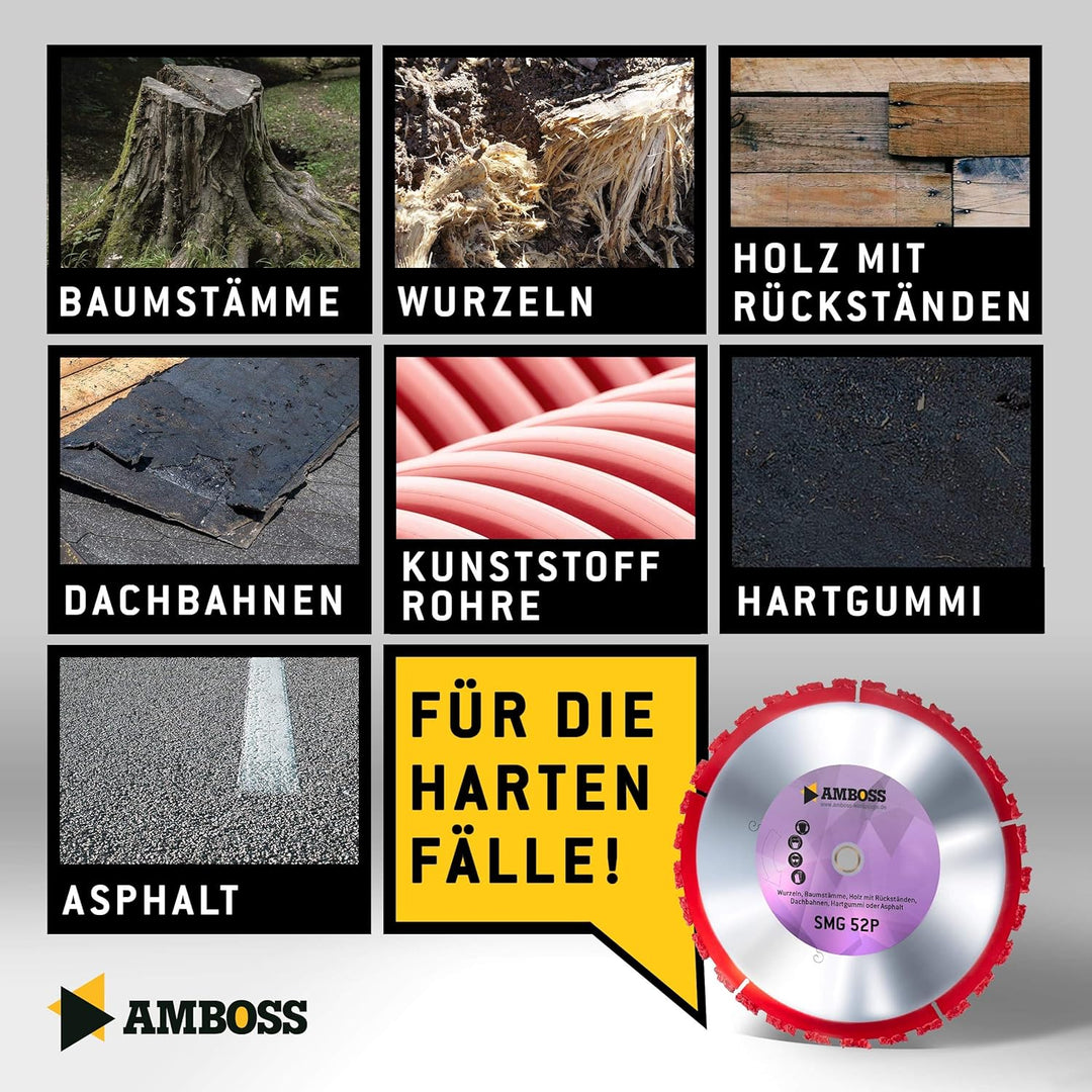 Amboss Trennscheibe Ø230 x 22.2 mm (Für Wurzeln, Asphalt, Hartgummi etc.) - Galvanisiert Ø 230 mm x