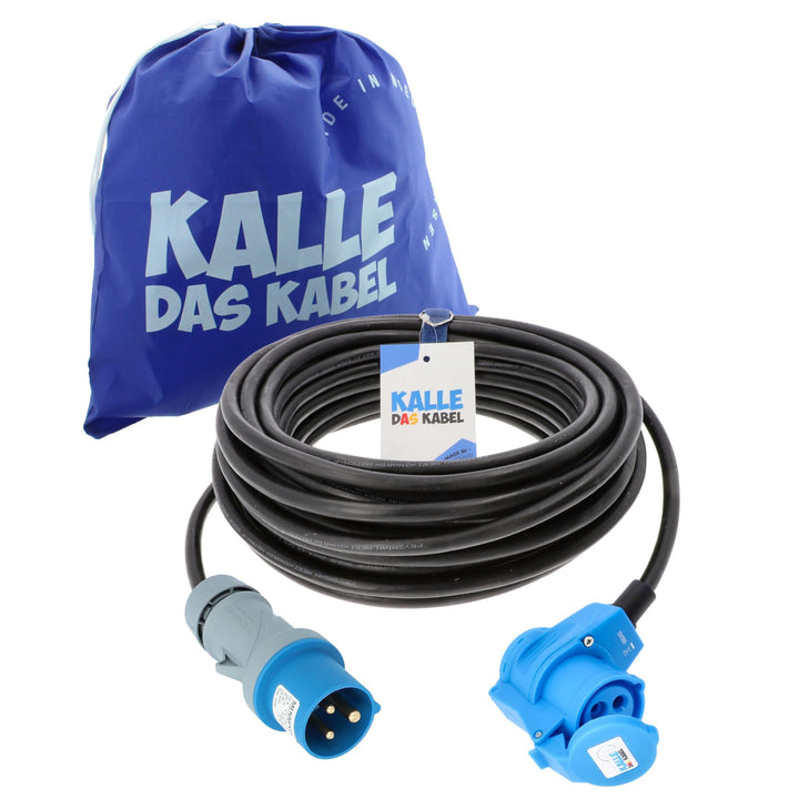 KALLE DAS KABEL CEE-Verlängerungskabel Winkelkupplung Campingkabel Wohnmobil-Kabel Caravan-Leitung H