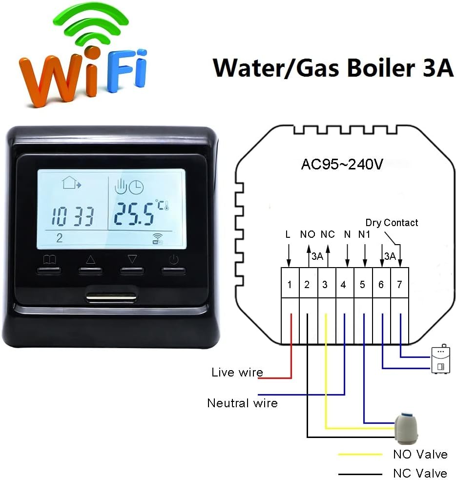 MINCO Home Programmable Tuya Smart WiFi Thermostat Electric Heating Warm Floor Temperature Controlle