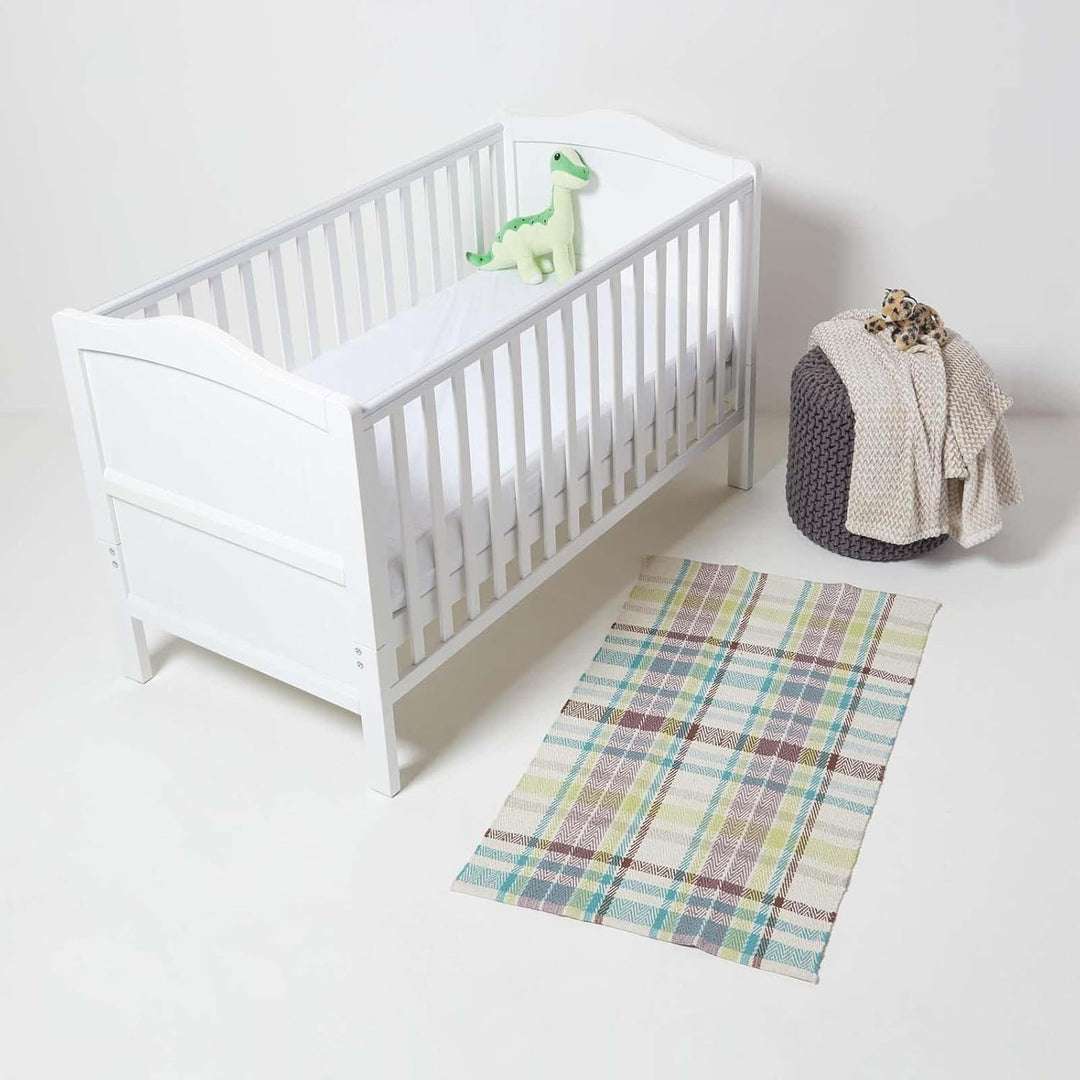Homescapes 2er-Set wasserdichte Matratzenschoner Baby 60x120 cm, Frottee-Schonbezüge Babybett, hypoa