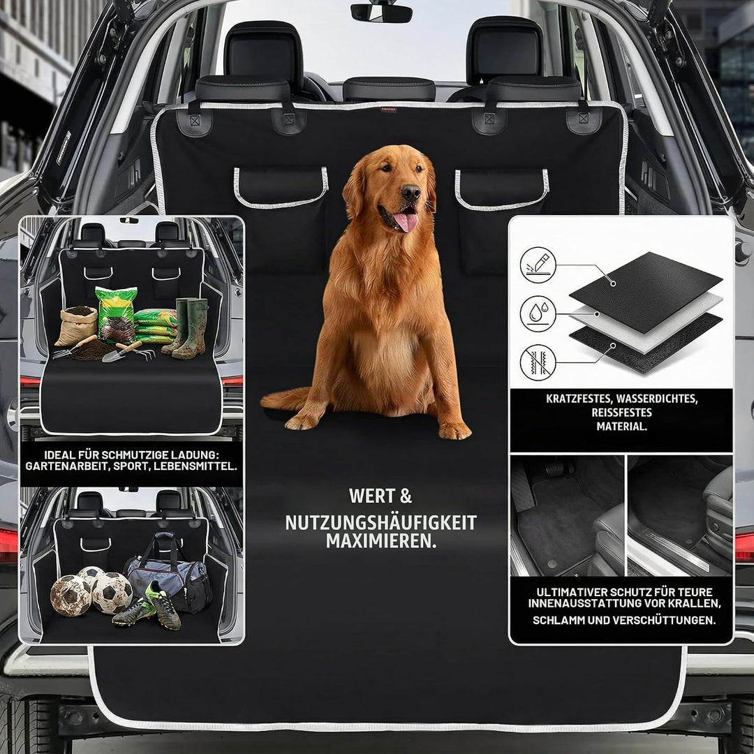 bytaoqipet Kofferraumschutz Hund. Universal Auto Kofferraumschutz Hundekofferraumabdeckung. Waschbar
