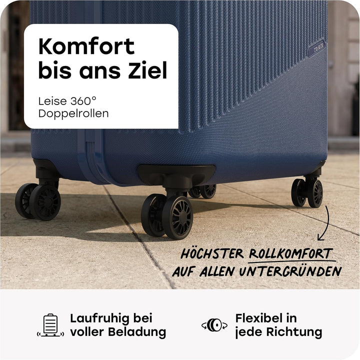 Travelite Koffer Bali Grösse L, 77 cm, 96 Liter, Reisekoffer gross | kratzfester ABS Hartschalenkoff