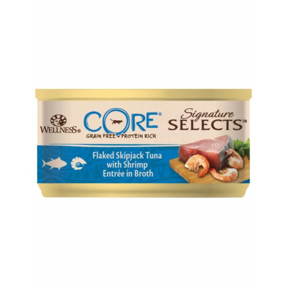 Wellness CORE Signature Selects, Katzenfutter nass in Brühe, getreidefrei, hoher Fleischanteil, Flak