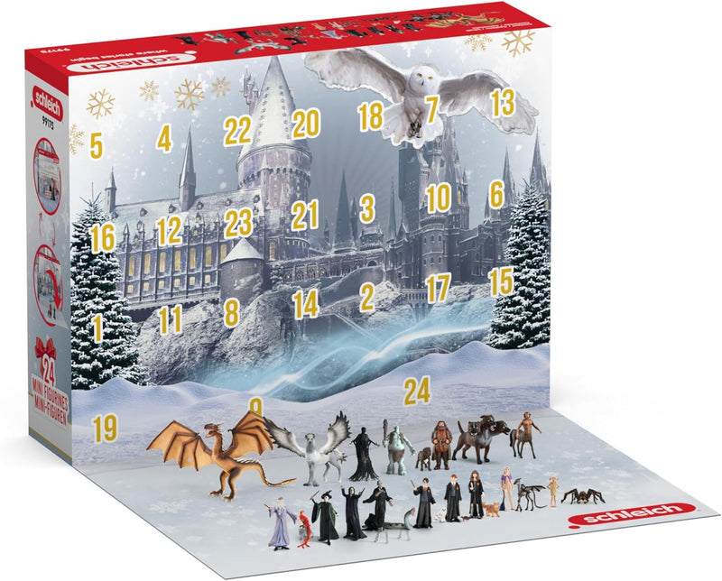 Schleich 99175 Harry Potter Adventskalender 2024, ab 6 Jahren, Harry Potter, Playset, 37 x 9 x 28,7