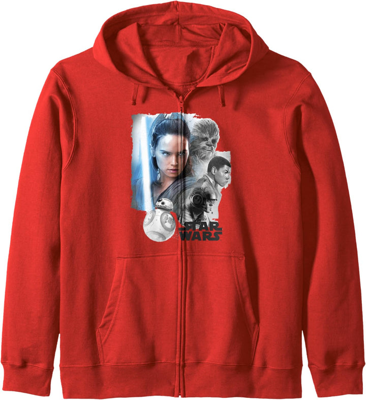 Star Wars Last Jedi Rey & the Team Are Ready Kapuzenjacke