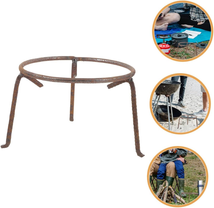 Toyvian Robuster Outdoor Dreibein Feuerstellen Topfständer Aus Hitzebeständig Rostfrei Multifunktion