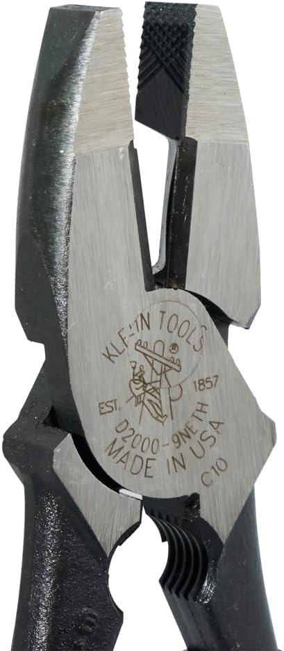 Klein Tools D213–9 ne-cr 9 Zoll Hohe Hebelwirkung Seite Schneiden und Stecker Crimpen Zange, D2000-9